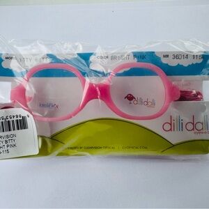 Dilli Dalli Itty Bitty  Bright pink 36/14/115 Eyewear Glasses